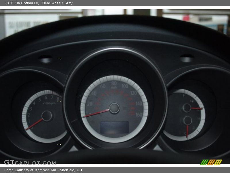 Clear White / Gray 2010 Kia Optima LX