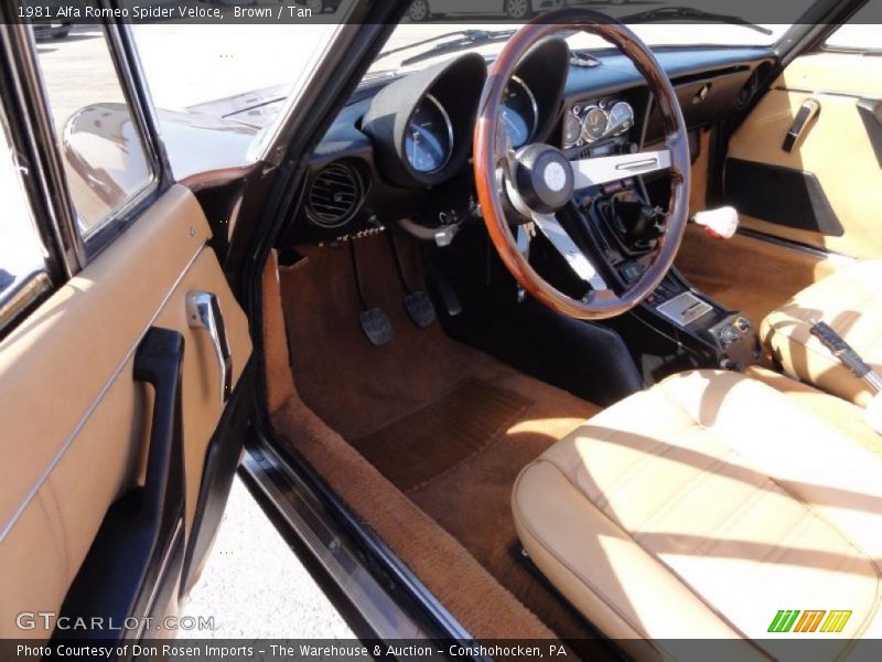  1981 Spider Veloce Tan Interior