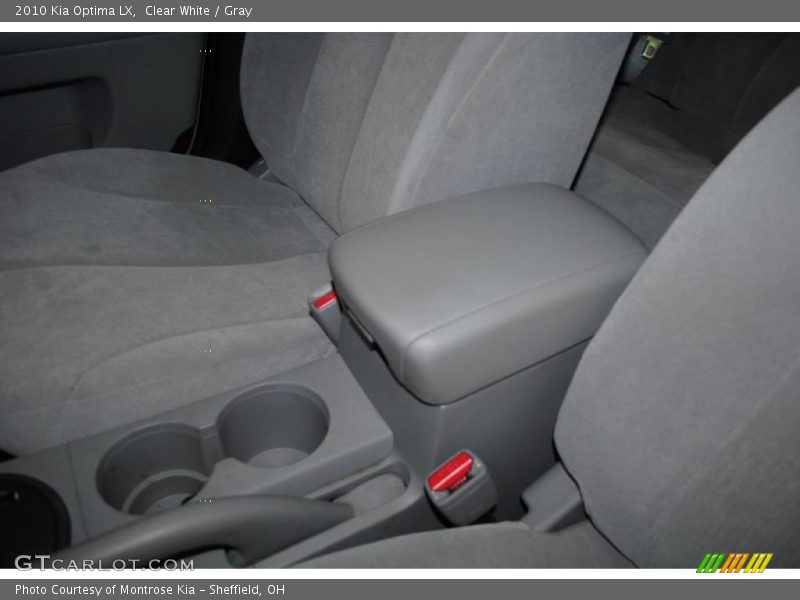 Clear White / Gray 2010 Kia Optima LX