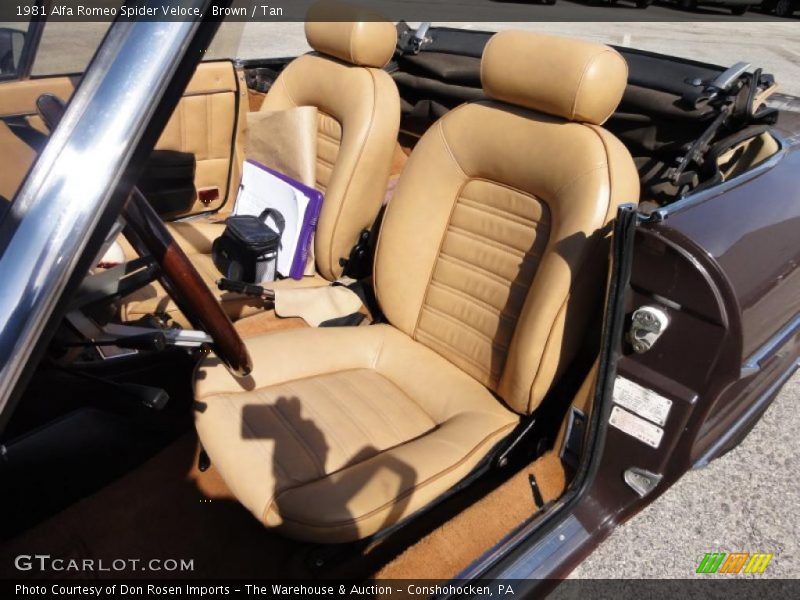  1981 Spider Veloce Tan Interior