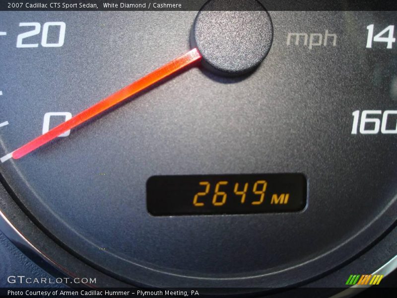 White Diamond / Cashmere 2007 Cadillac CTS Sport Sedan