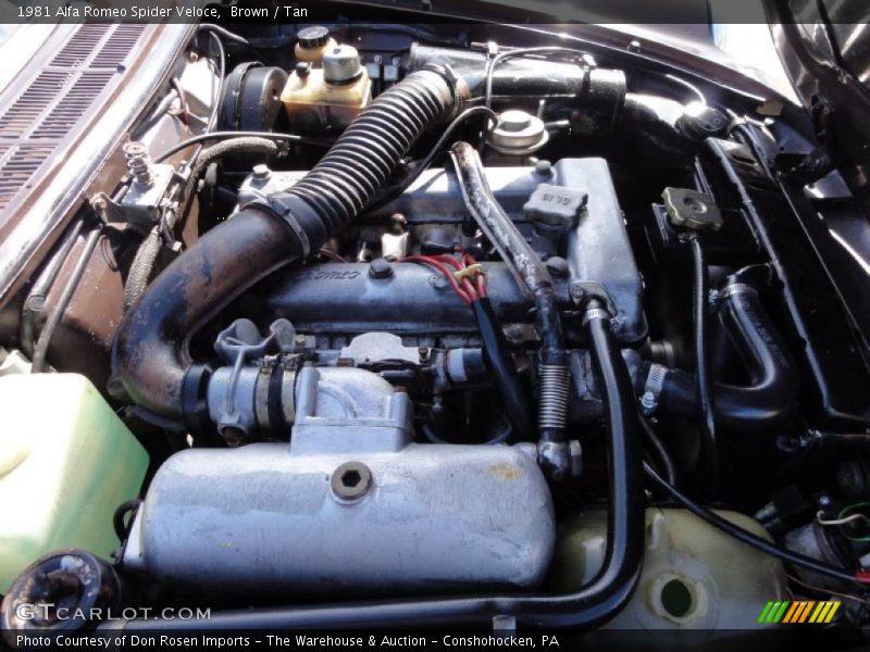  1981 Spider Veloce Engine - 2.0 Liter DOHC 8-Valve 4 Cylinder