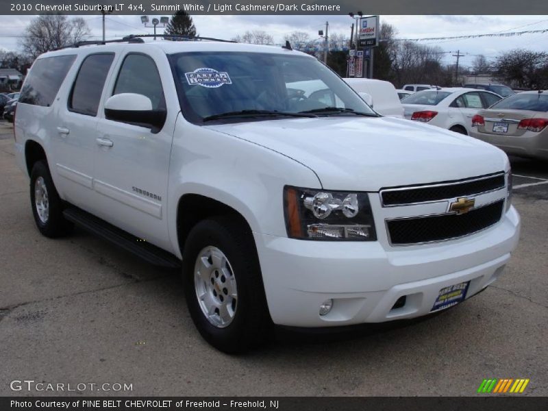 Summit White / Light Cashmere/Dark Cashmere 2010 Chevrolet Suburban LT 4x4