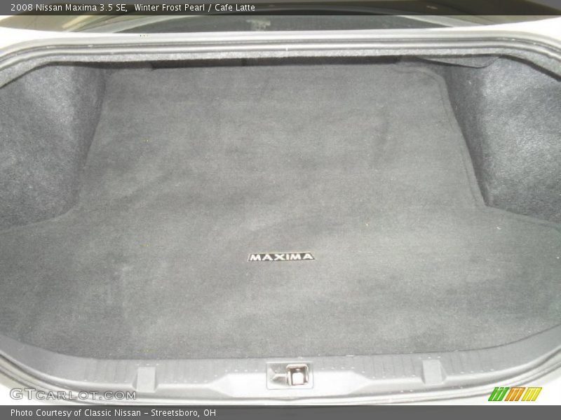 Winter Frost Pearl / Cafe Latte 2008 Nissan Maxima 3.5 SE