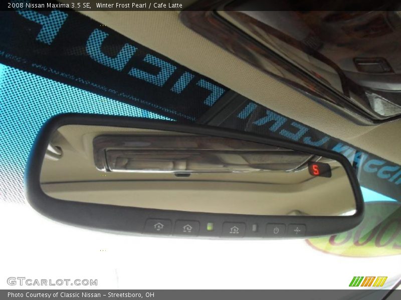 Winter Frost Pearl / Cafe Latte 2008 Nissan Maxima 3.5 SE