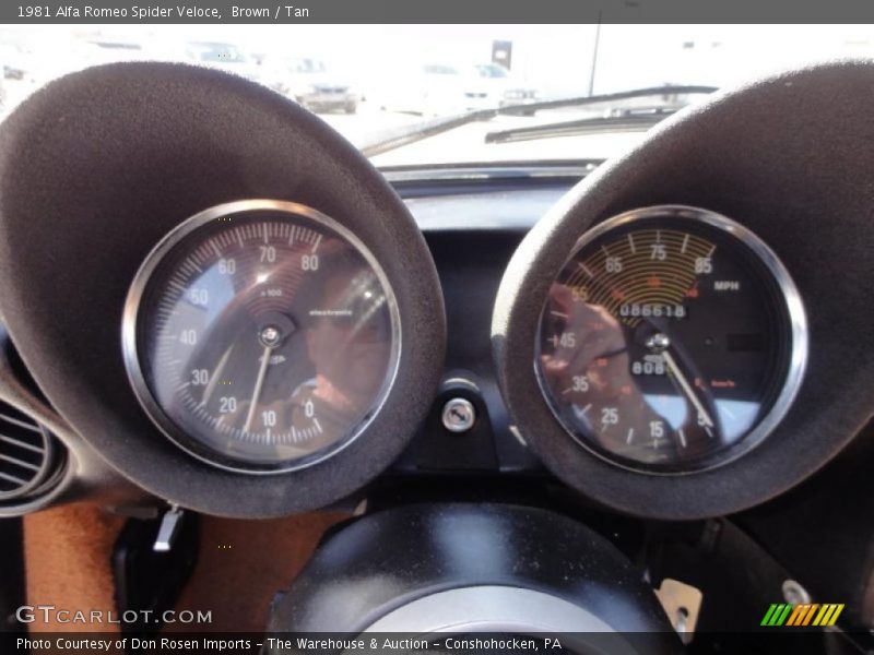  1981 Spider Veloce Veloce Gauges