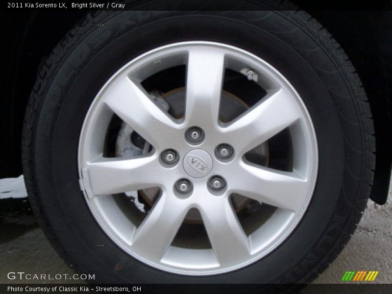 Bright Silver / Gray 2011 Kia Sorento LX