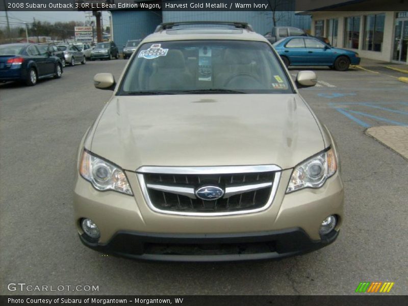Harvest Gold Metallic / Warm Ivory 2008 Subaru Outback 3.0R L.L.Bean Edition Wagon