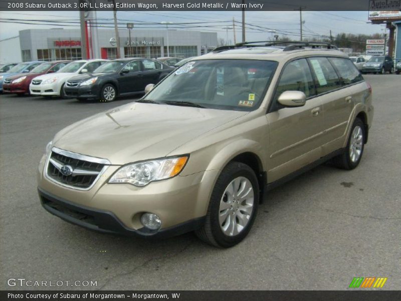 Harvest Gold Metallic / Warm Ivory 2008 Subaru Outback 3.0R L.L.Bean Edition Wagon