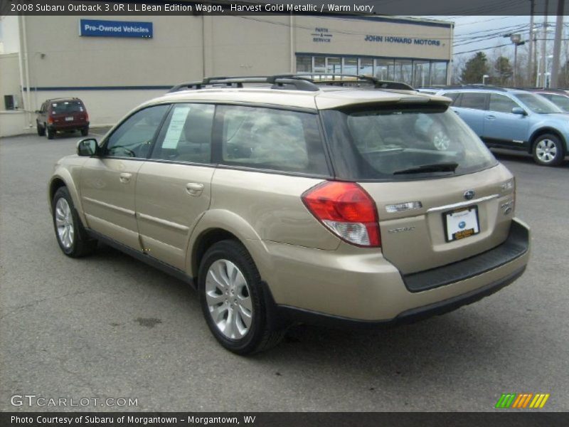 Harvest Gold Metallic / Warm Ivory 2008 Subaru Outback 3.0R L.L.Bean Edition Wagon