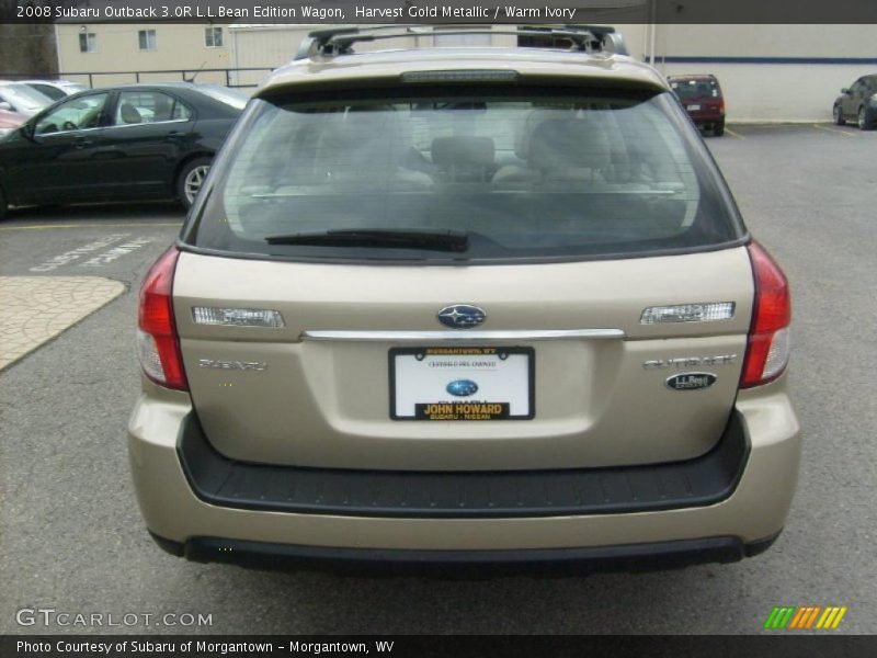 Harvest Gold Metallic / Warm Ivory 2008 Subaru Outback 3.0R L.L.Bean Edition Wagon