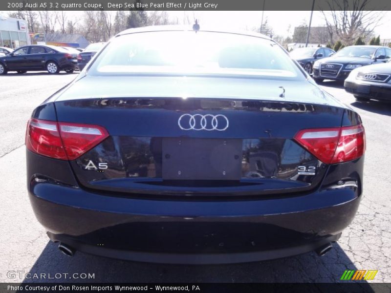  2008 A5 3.2 quattro Coupe Deep Sea Blue Pearl Effect