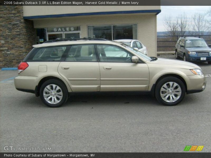 Harvest Gold Metallic / Warm Ivory 2008 Subaru Outback 3.0R L.L.Bean Edition Wagon