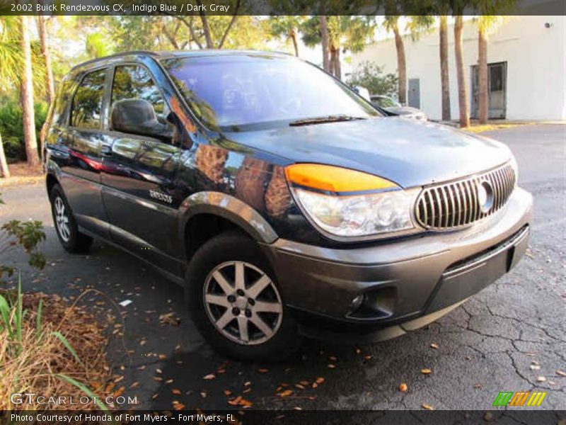 Indigo Blue / Dark Gray 2002 Buick Rendezvous CX