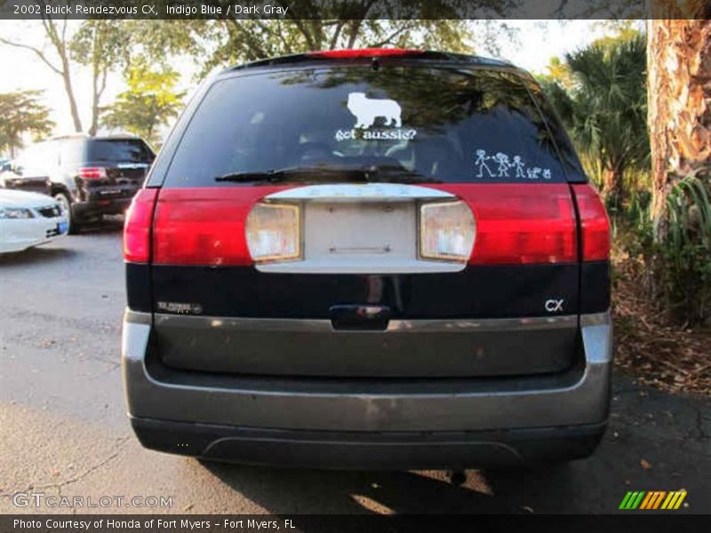 Indigo Blue / Dark Gray 2002 Buick Rendezvous CX