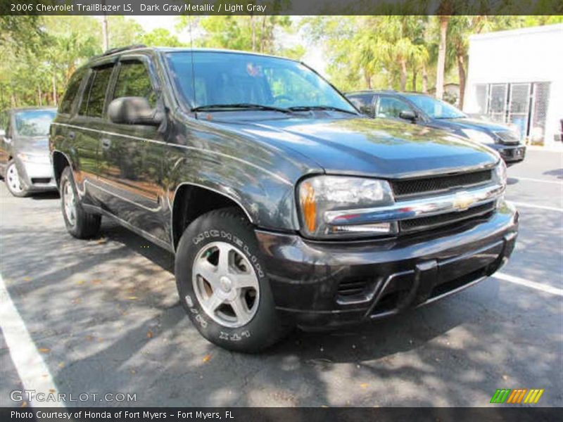 Dark Gray Metallic / Light Gray 2006 Chevrolet TrailBlazer LS