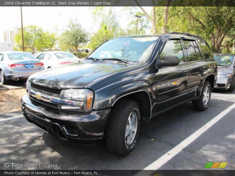 Dark Gray Metallic / Light Gray 2006 Chevrolet TrailBlazer LS