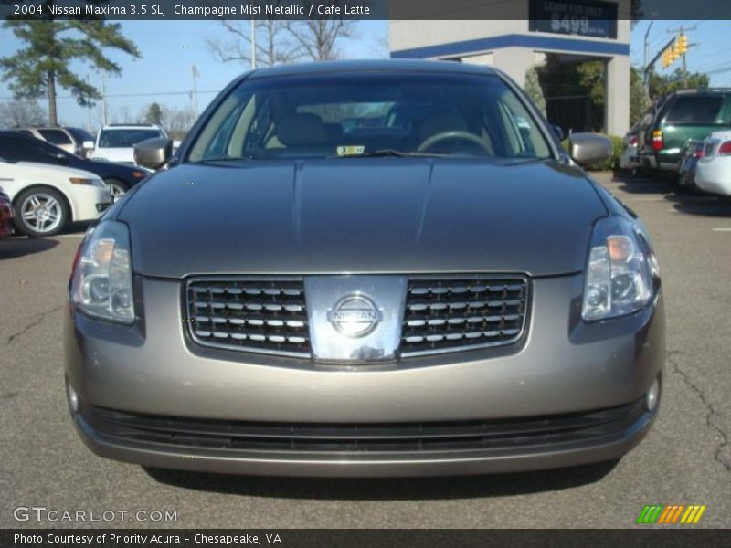 Champagne Mist Metallic / Cafe Latte 2004 Nissan Maxima 3.5 SL