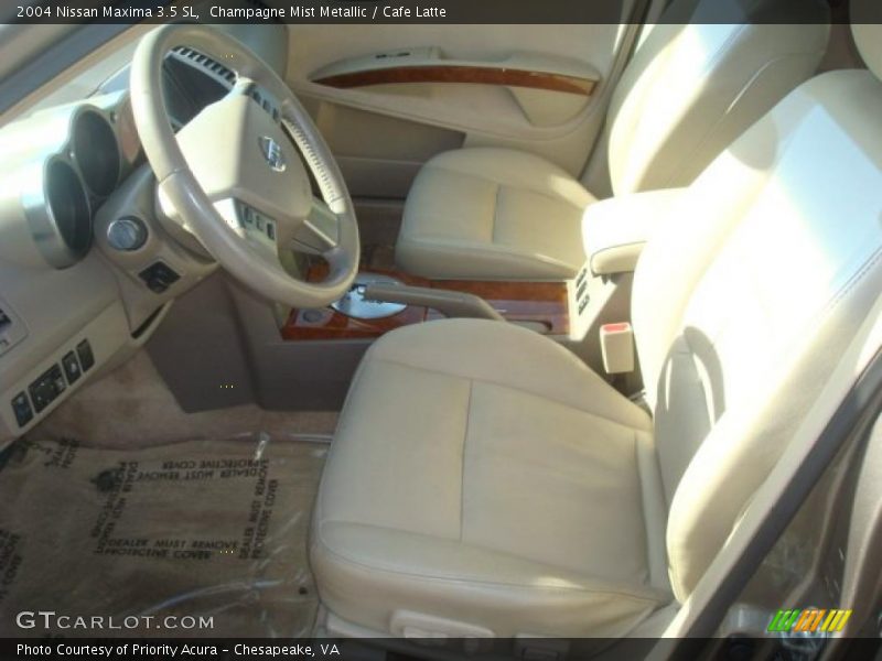 Champagne Mist Metallic / Cafe Latte 2004 Nissan Maxima 3.5 SL