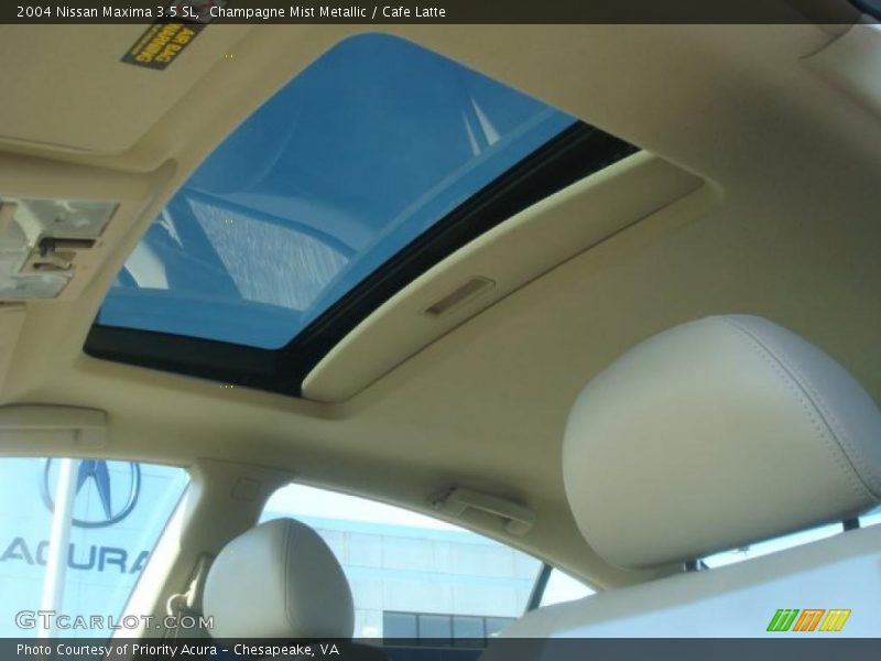 Champagne Mist Metallic / Cafe Latte 2004 Nissan Maxima 3.5 SL