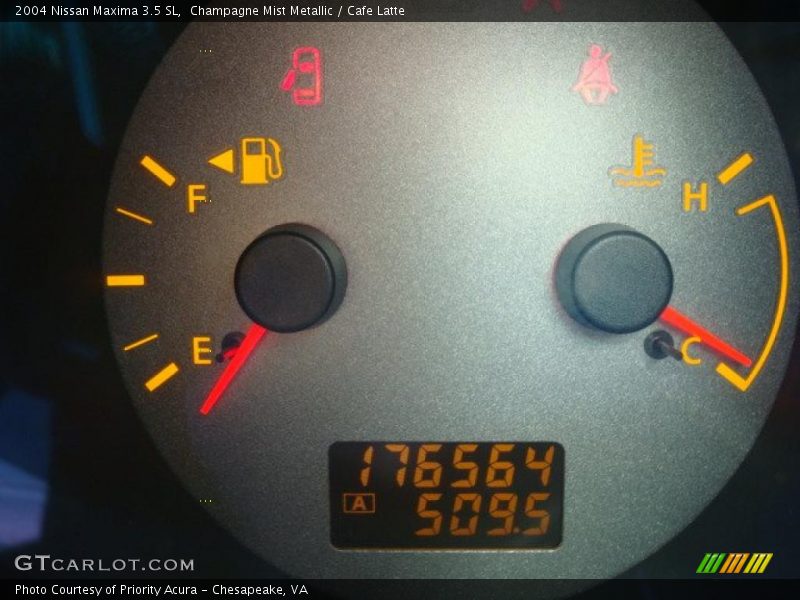 Champagne Mist Metallic / Cafe Latte 2004 Nissan Maxima 3.5 SL