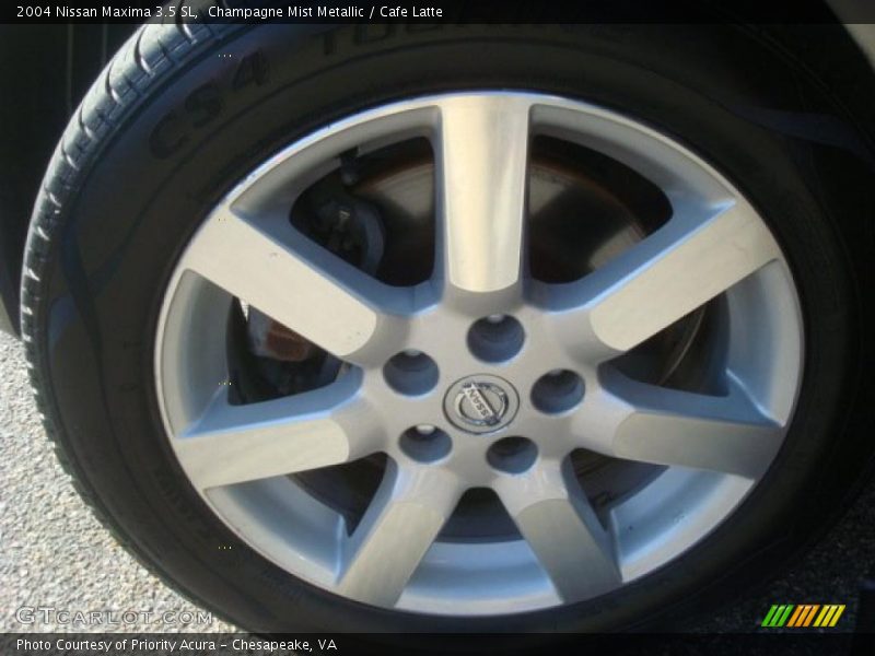 Champagne Mist Metallic / Cafe Latte 2004 Nissan Maxima 3.5 SL