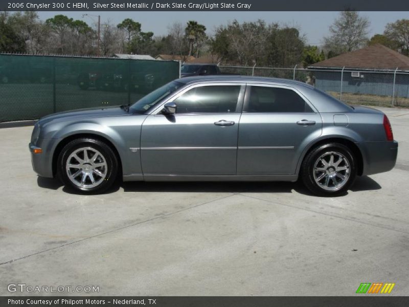 Silver Steel Metallic / Dark Slate Gray/Light Slate Gray 2006 Chrysler 300 C HEMI