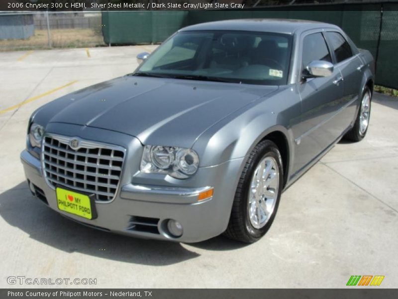 Silver Steel Metallic / Dark Slate Gray/Light Slate Gray 2006 Chrysler 300 C HEMI