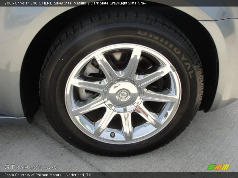Silver Steel Metallic / Dark Slate Gray/Light Slate Gray 2006 Chrysler 300 C HEMI