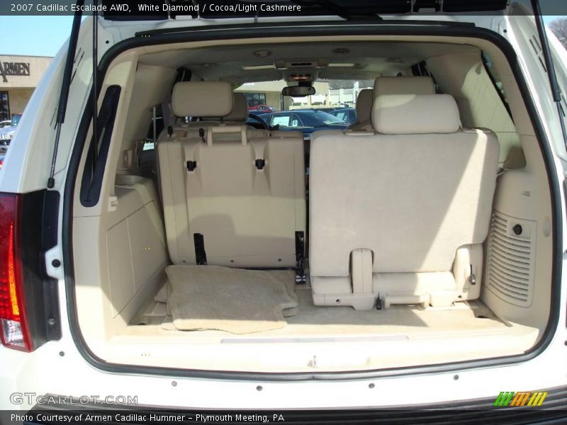White Diamond / Cocoa/Light Cashmere 2007 Cadillac Escalade AWD