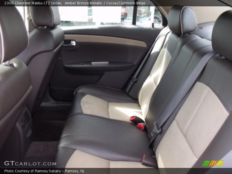 Amber Bronze Metallic / Cocoa/Cashmere Beige 2008 Chevrolet Malibu LTZ Sedan