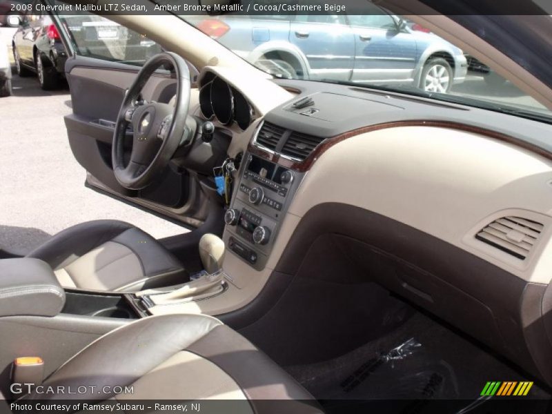 Amber Bronze Metallic / Cocoa/Cashmere Beige 2008 Chevrolet Malibu LTZ Sedan