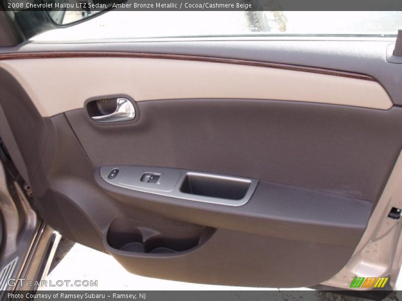 Amber Bronze Metallic / Cocoa/Cashmere Beige 2008 Chevrolet Malibu LTZ Sedan