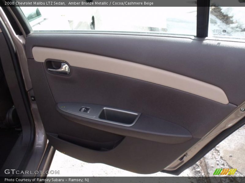 Amber Bronze Metallic / Cocoa/Cashmere Beige 2008 Chevrolet Malibu LTZ Sedan