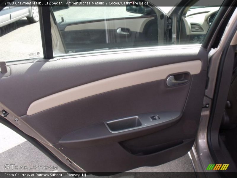 Amber Bronze Metallic / Cocoa/Cashmere Beige 2008 Chevrolet Malibu LTZ Sedan