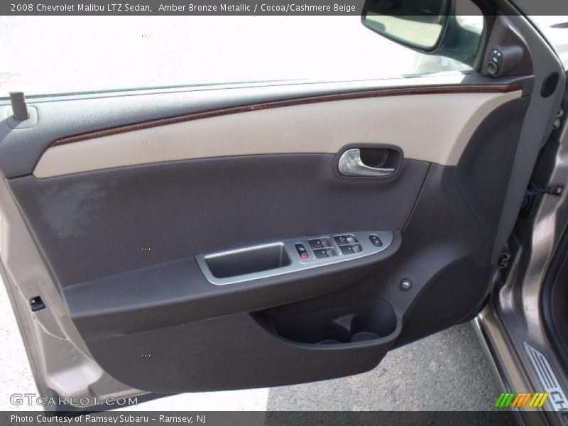 Amber Bronze Metallic / Cocoa/Cashmere Beige 2008 Chevrolet Malibu LTZ Sedan