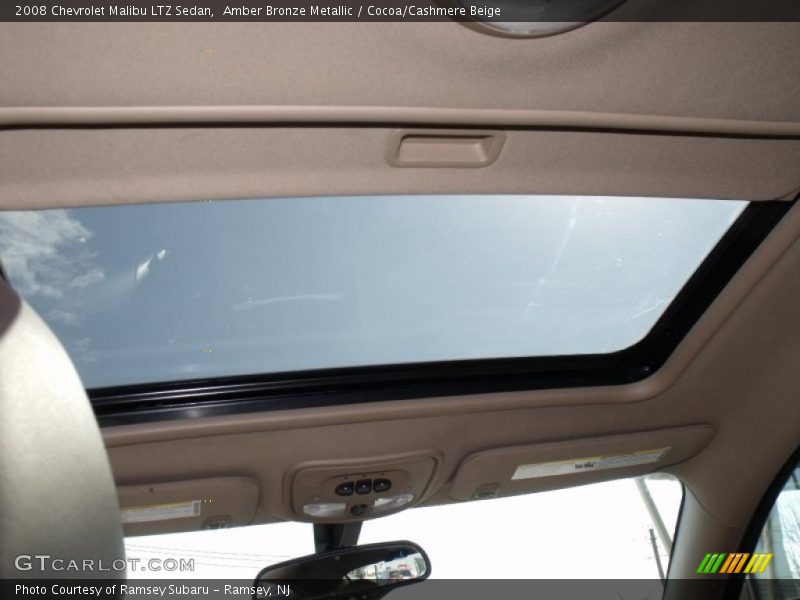 Amber Bronze Metallic / Cocoa/Cashmere Beige 2008 Chevrolet Malibu LTZ Sedan