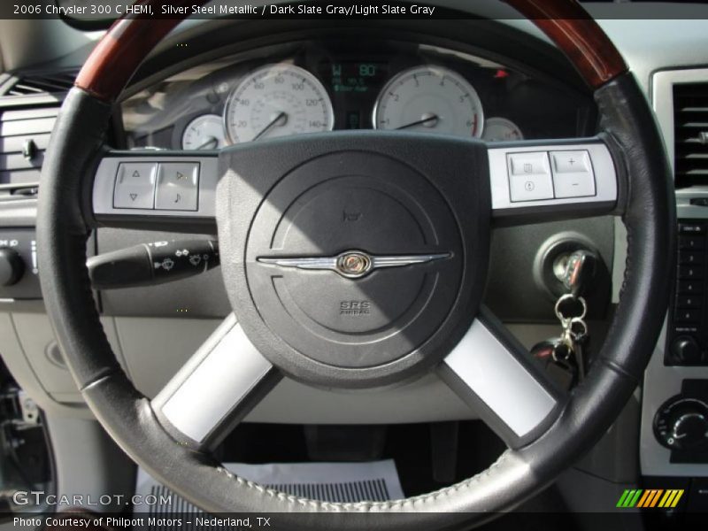 Silver Steel Metallic / Dark Slate Gray/Light Slate Gray 2006 Chrysler 300 C HEMI
