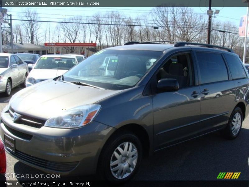 Phantom Gray Pearl / Stone 2005 Toyota Sienna LE