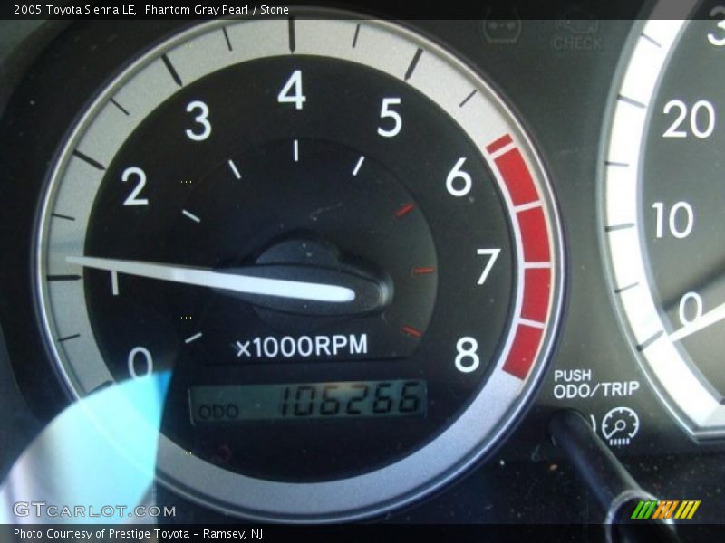 Phantom Gray Pearl / Stone 2005 Toyota Sienna LE