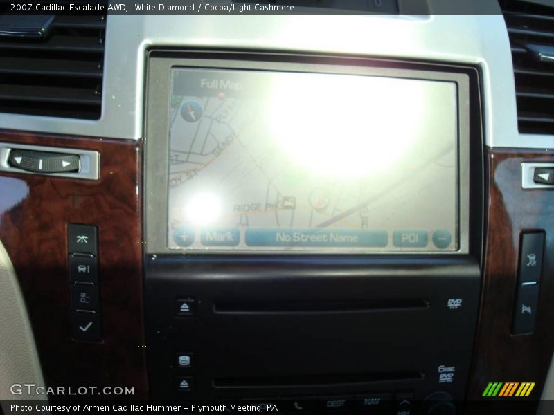 White Diamond / Cocoa/Light Cashmere 2007 Cadillac Escalade AWD