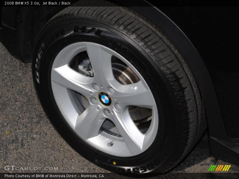 Jet Black / Black 2008 BMW X5 3.0si