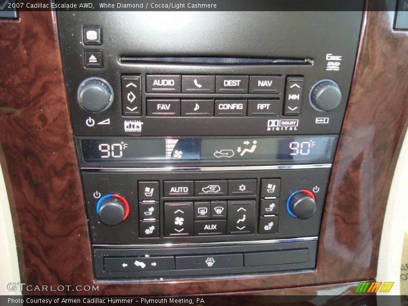 White Diamond / Cocoa/Light Cashmere 2007 Cadillac Escalade AWD