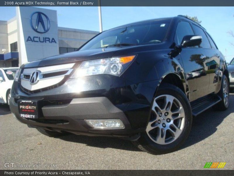 Formal Black / Ebony 2008 Acura MDX Technology