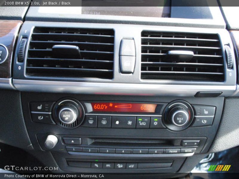 Jet Black / Black 2008 BMW X5 3.0si