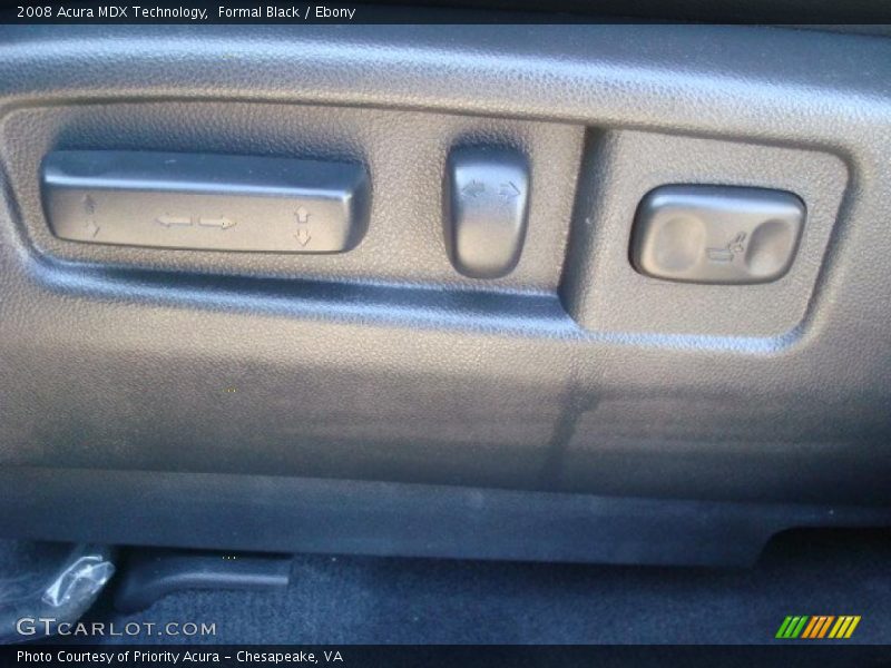 Formal Black / Ebony 2008 Acura MDX Technology
