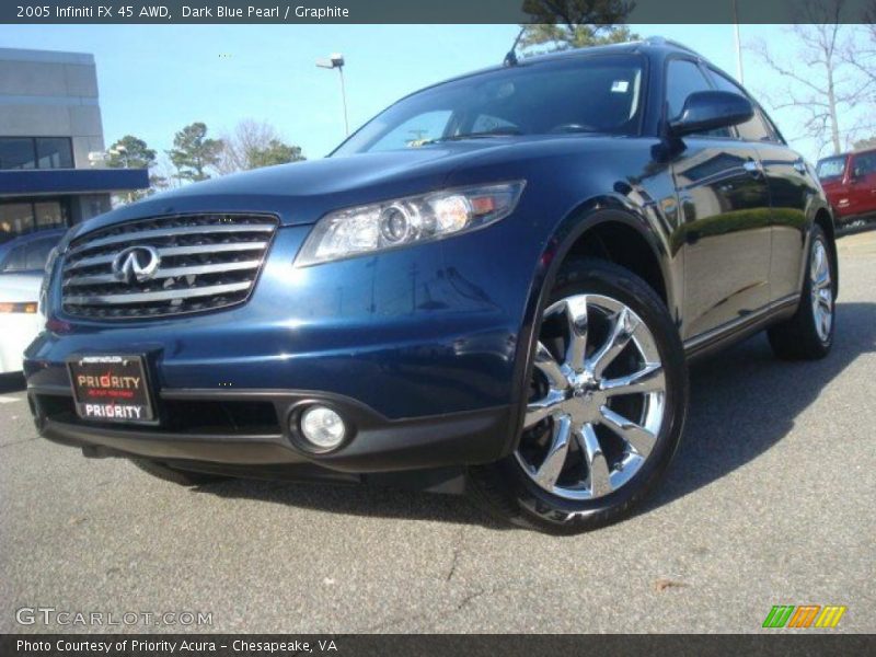 Dark Blue Pearl / Graphite 2005 Infiniti FX 45 AWD