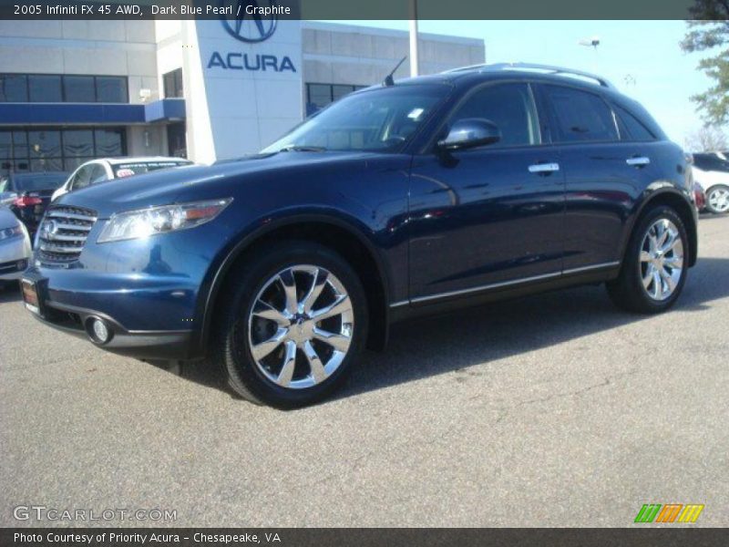 Dark Blue Pearl / Graphite 2005 Infiniti FX 45 AWD