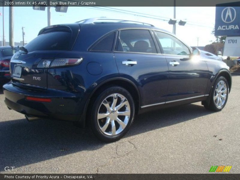 Dark Blue Pearl / Graphite 2005 Infiniti FX 45 AWD