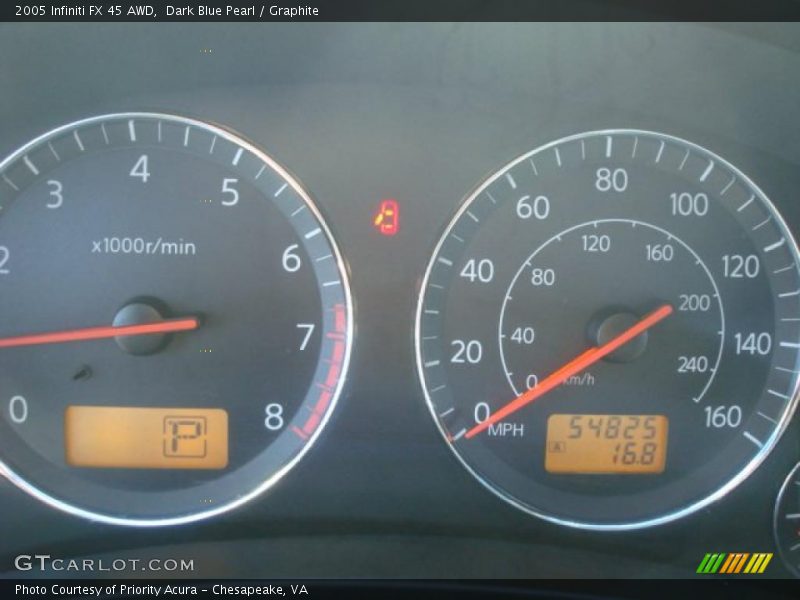 Dark Blue Pearl / Graphite 2005 Infiniti FX 45 AWD